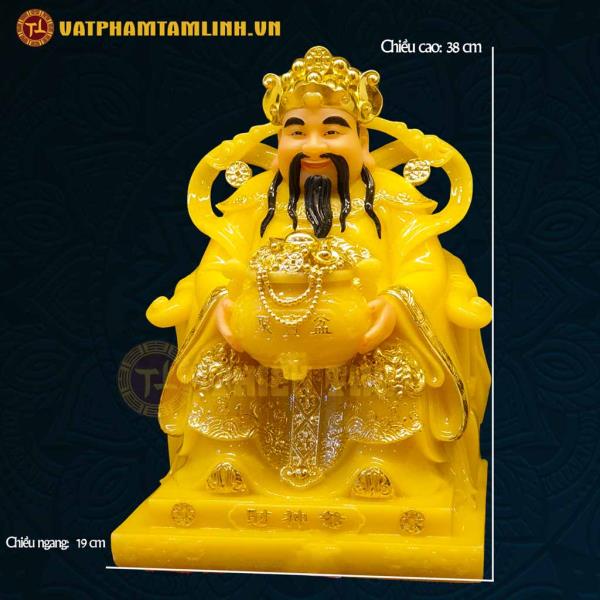 Thần Tiền Bột Đá Thạch Anh Vàng