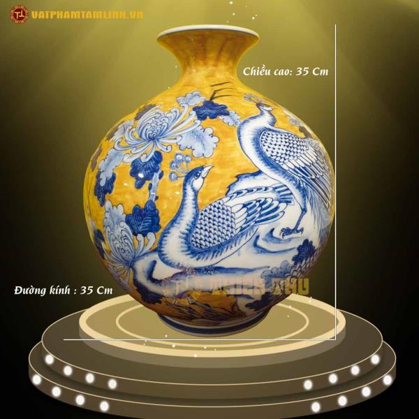 Bình Hút Lộc Vẽ Công 