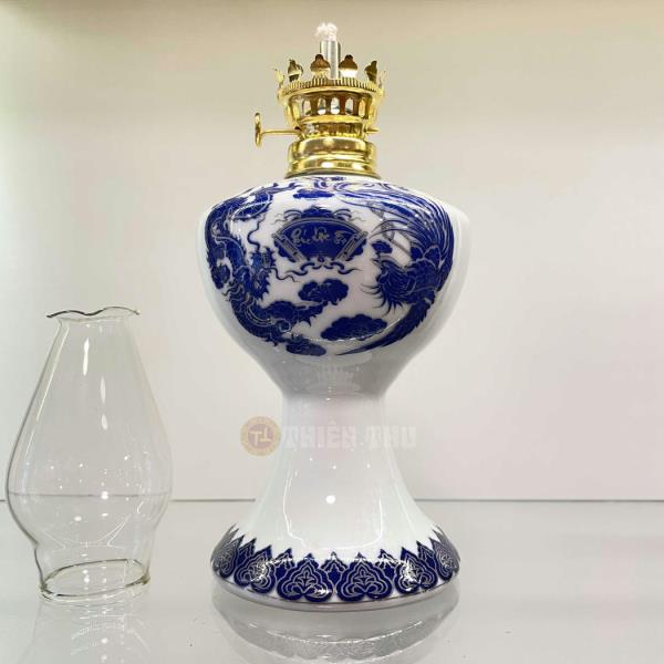 Đèn dầu vẽ rồng 49731 (S1)