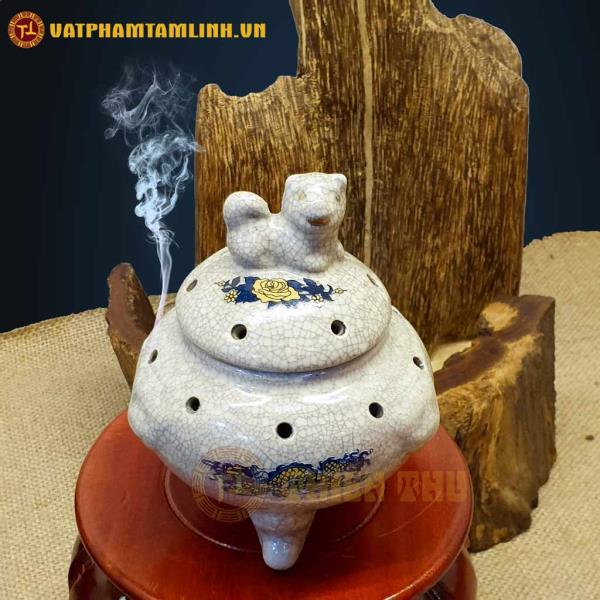 Xông Trầm Men Rạn Phúc Lộc Thọ 