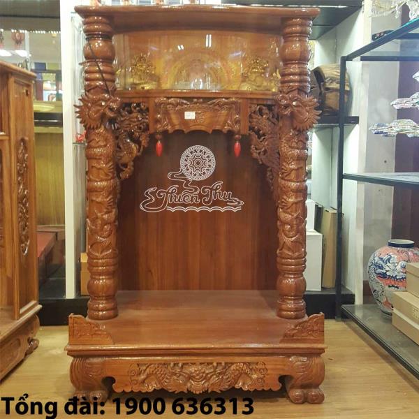 Bàn thờ cột nổi di lạc đại sư lớn