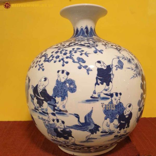 Bình Hút Lộc Vẽ Tranh Bách Nhi 