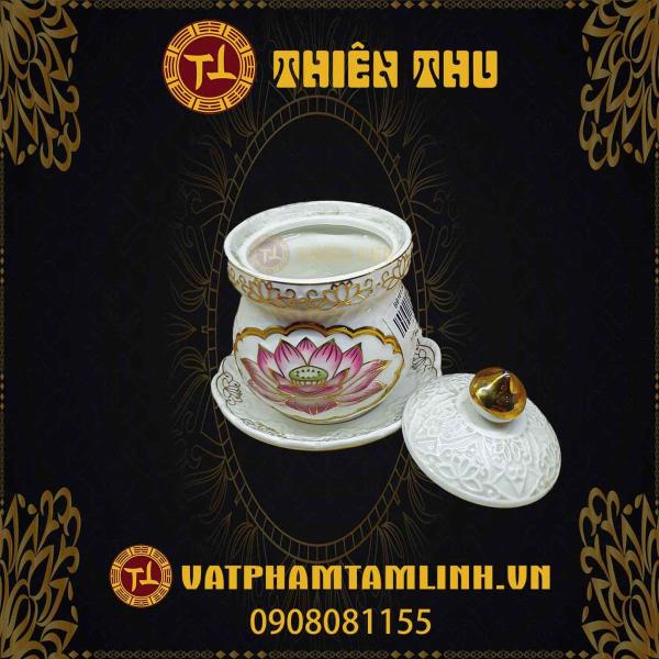 Chung Bi Bạch Ngọc Sen Hồng 