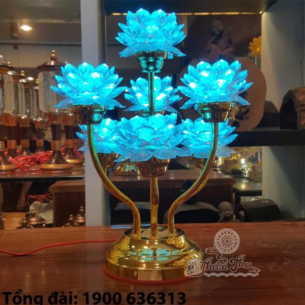 Cặp sen led 7 bông nhỏ