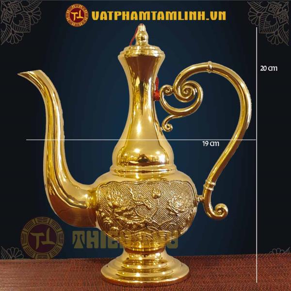 Bình Rót Rượu Bằng Đồng 