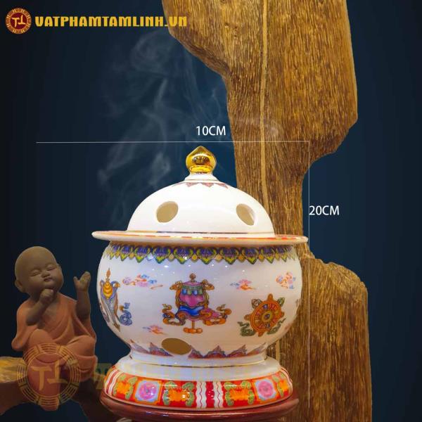 Xông Trầm Gốm Sứ cao cấp (0118)