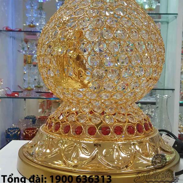 Cặp bình pha lê 9 bông