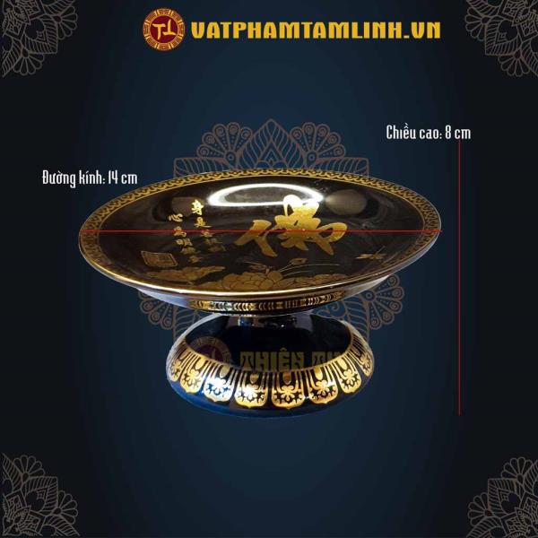 Dĩa Quả Đen Nhũ 