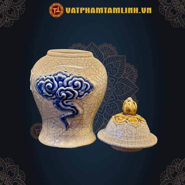 Chóe Thọ Đào Men Rạn Nổi 