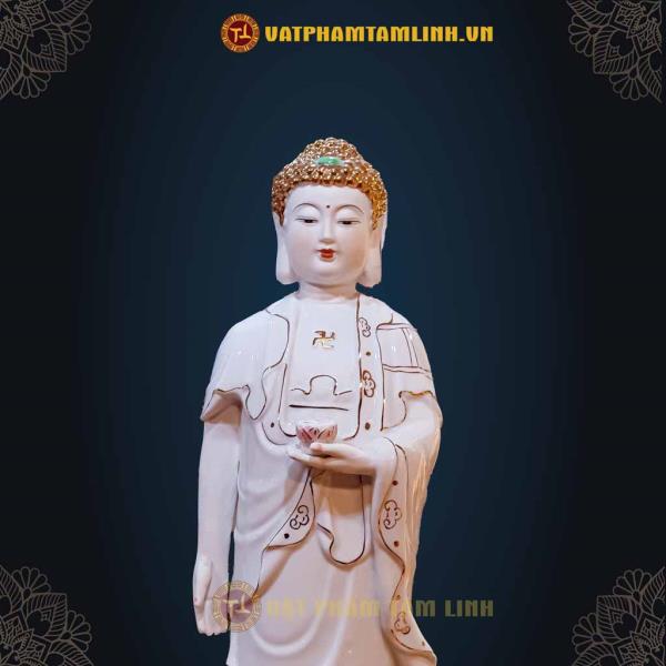 Bộ Tam Thánh Phật Sứ Trắng 