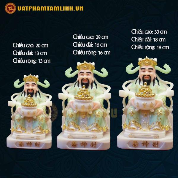 Tượng Thần Tiền (có 3 size) bằng bột đá Thạch Anh 