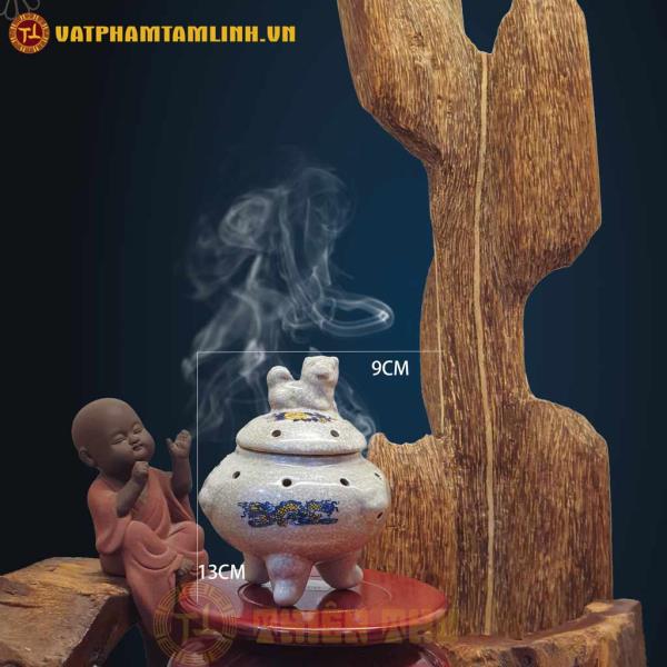 Xông Trầm Men Rạn Phúc Lộc Thọ 