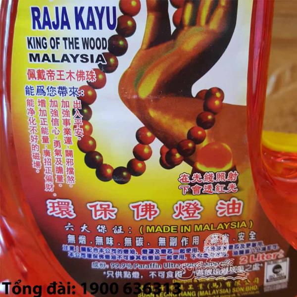 Dầu cát tường Malaysia đỏ